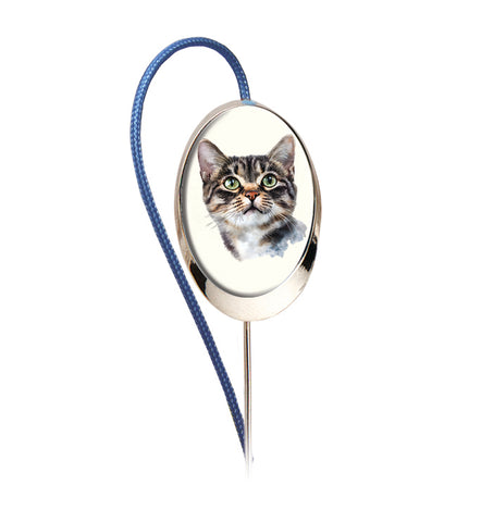 (01050) Bookflip's Tabby Cat Face