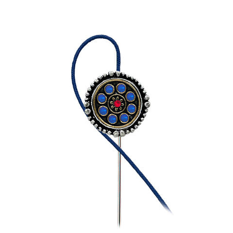 (02085) Bookflip's Blossom Blue with Swarovski Crystals