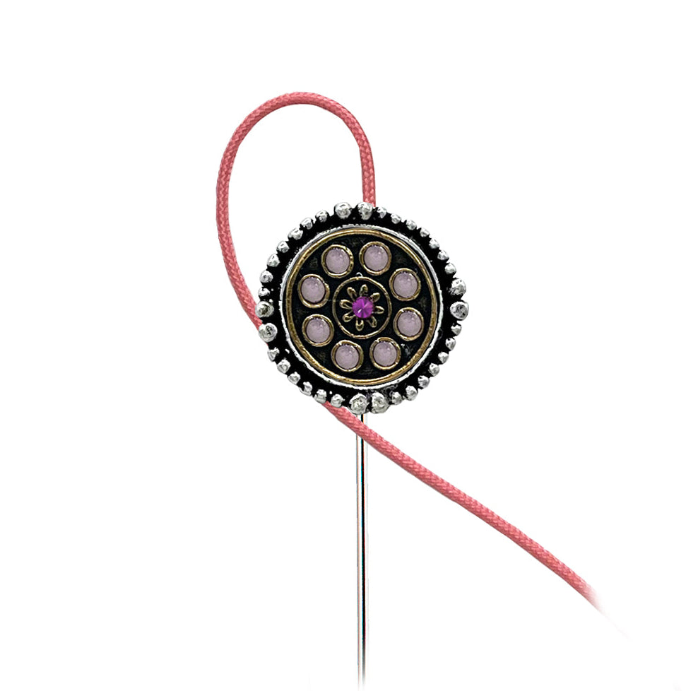 (02086) Bookflip's Blossom Pink with Swarovski Crystals