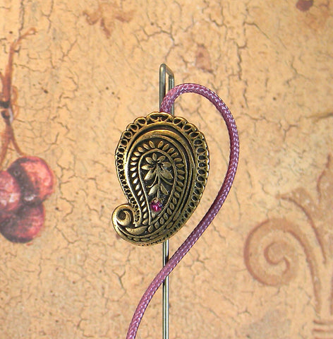 (02087) Bookflip's Paisley with Crystal Accent