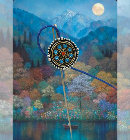 (02085) Bookflip's Blossom with Swarovski Crystals