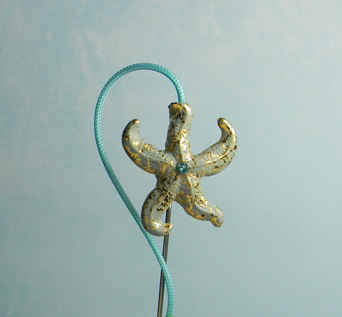 (02027) Bookflip's Dancing Starfish w/ Crystal Accent